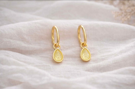 Oorbel sweet yellow