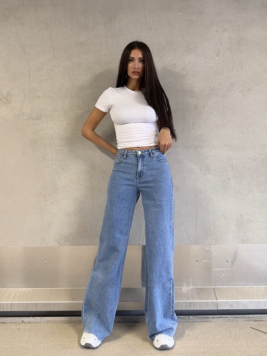 Jeansbroek Redial wide leg  2972-7