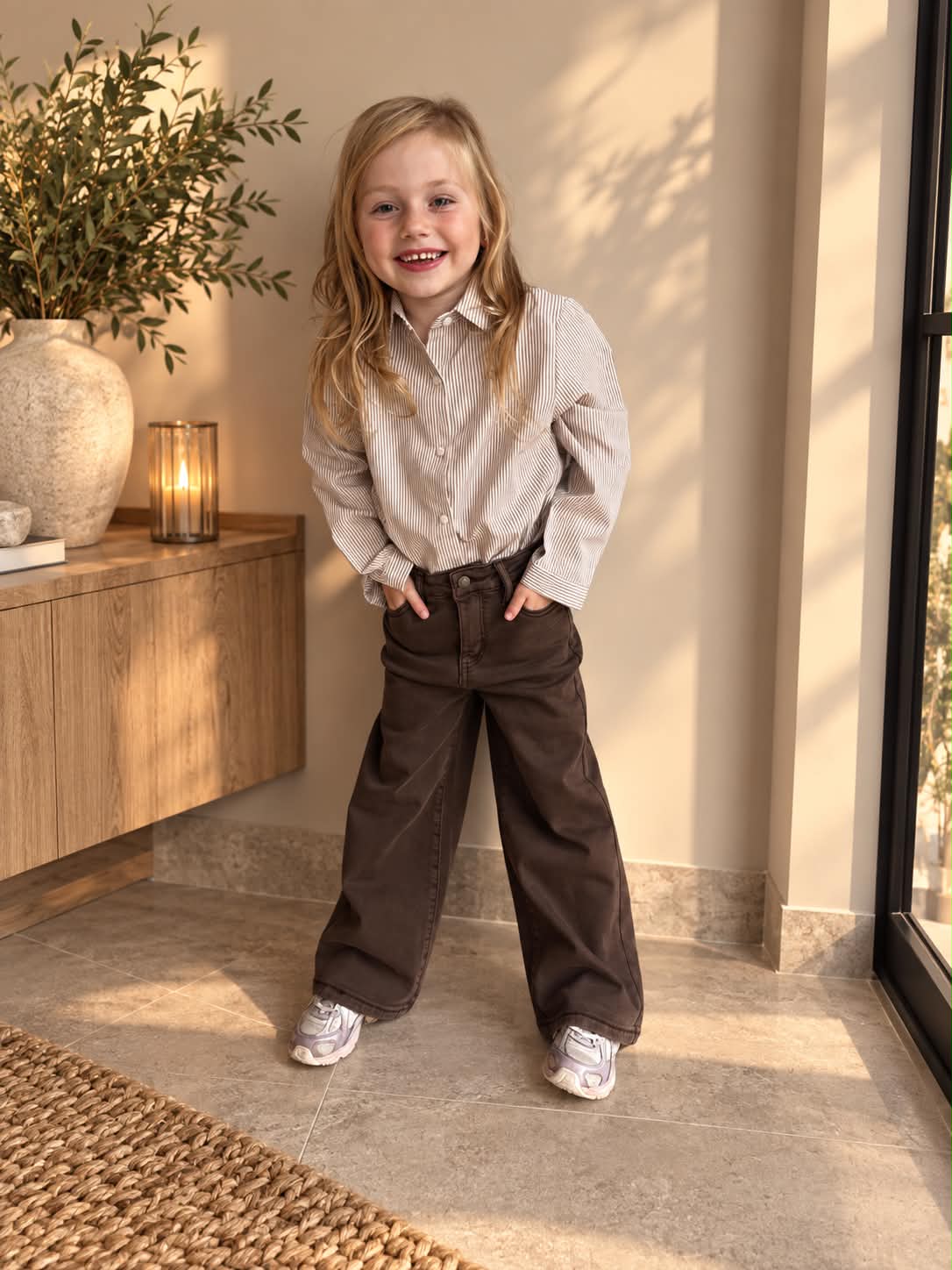 Jeansbroek Fenna choco