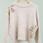 Pull Love taupe/beige