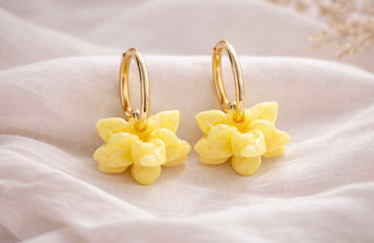 Oorbel sweet yellow