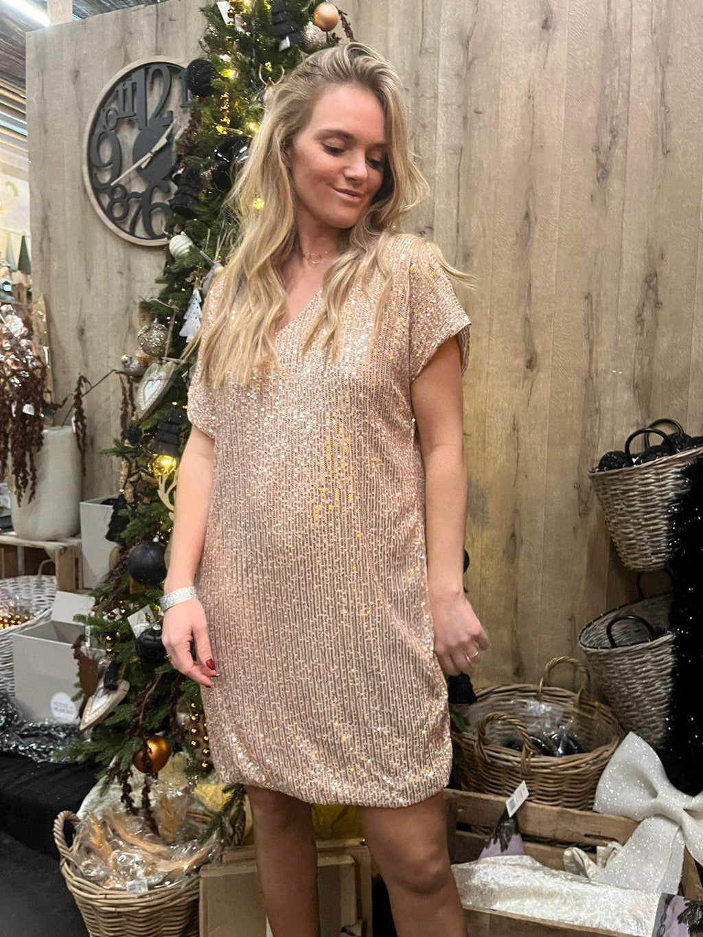 Kleedje Vanessa goud