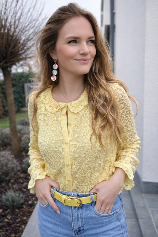 Hemd Maya geel