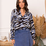 Bloesje Kimberly blauw