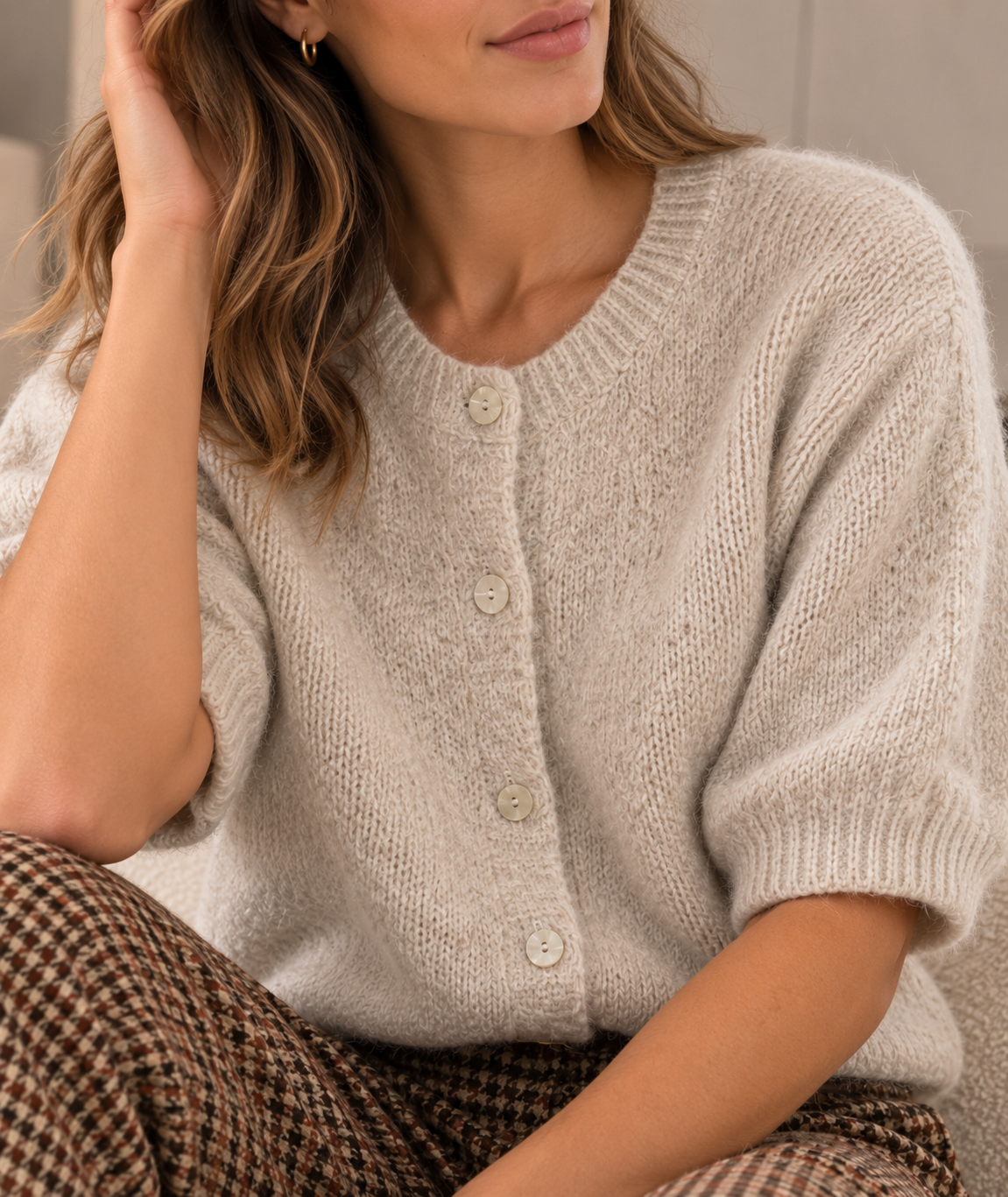 Gilet/pull Noéline beige