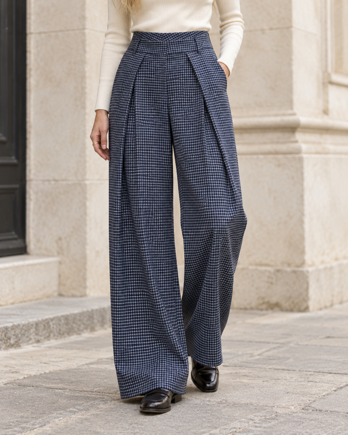 Broek Anika marine