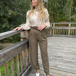 Broek Feel groen