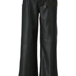 K-Design - Vegan lederen broek met bijpassende riem (B751)