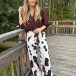 Broek Amélie Cerignola gesso/choco