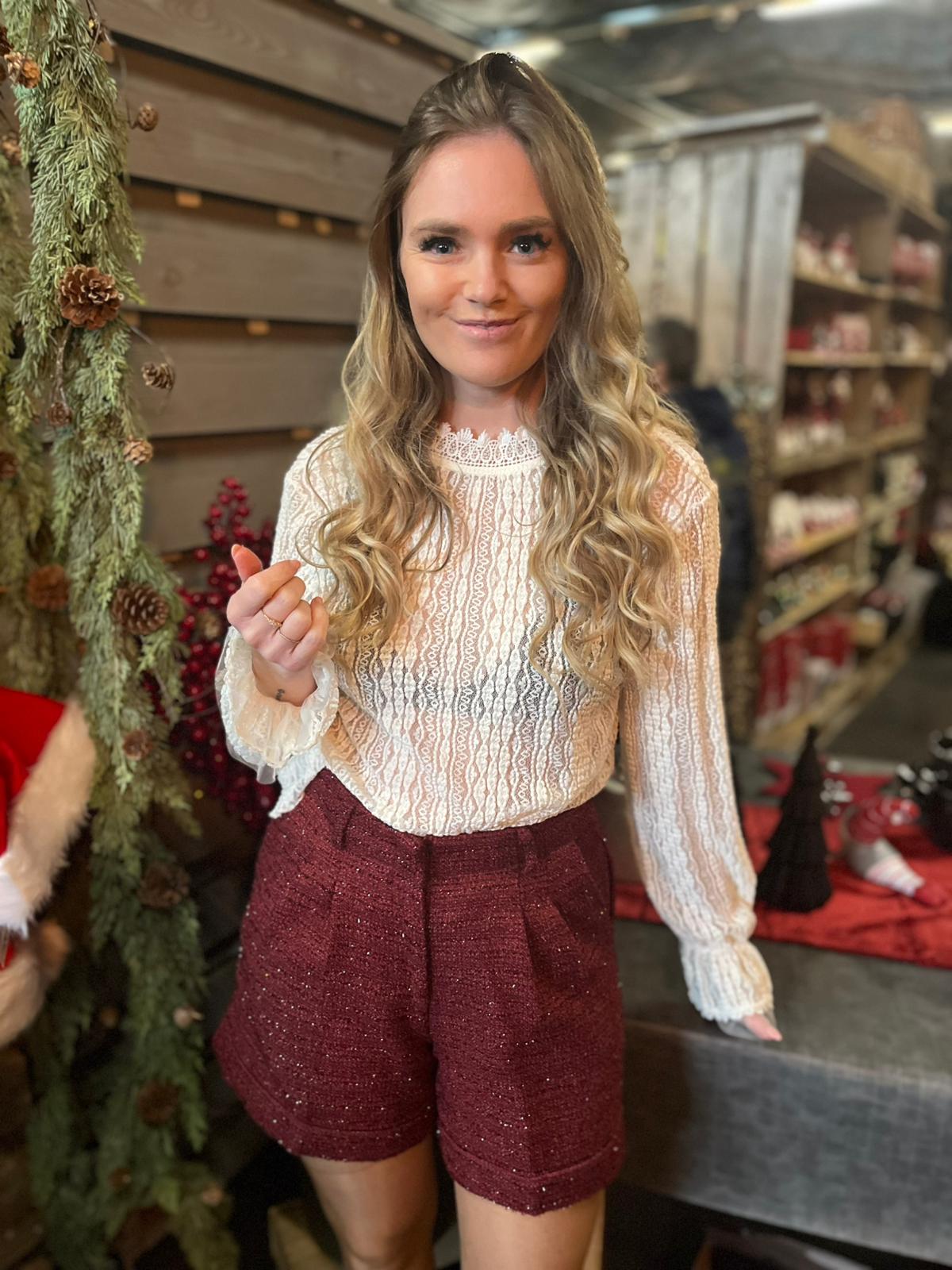 Short Marie Bordeaux