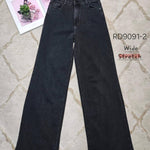 Jeansbroek Redial zwart wild leg stretch