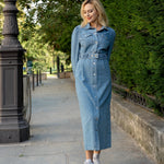 Kleed Cindy jeans lang