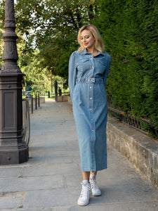 Kleed Cindy jeans lang