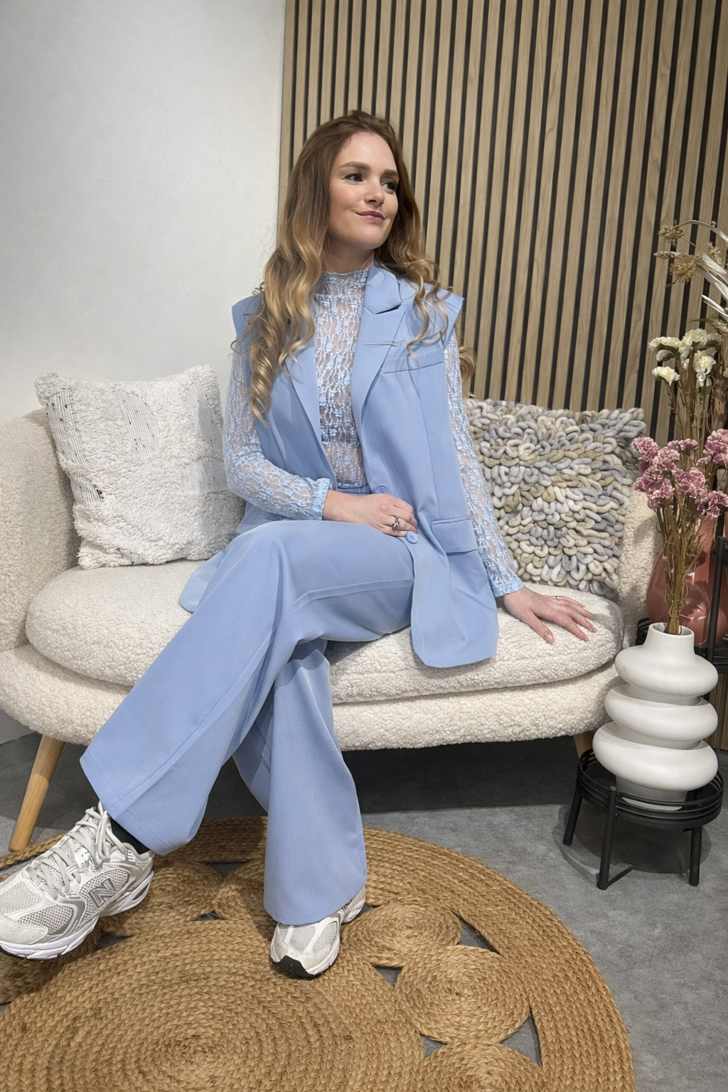 Blazer Anika blauw