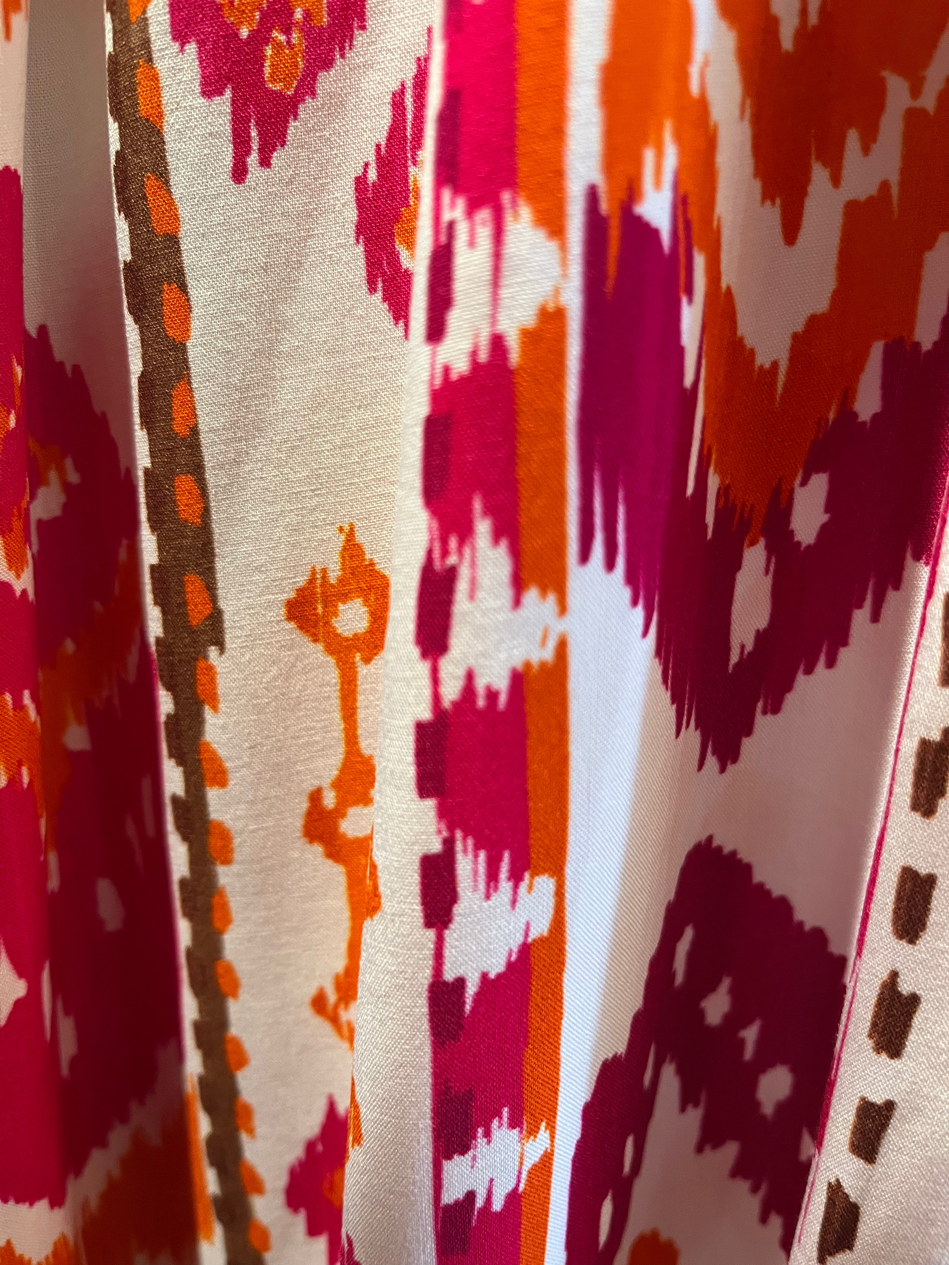 Broek Joëlle oranje /fushia
