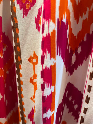 Broek Joëlle oranje /fushia