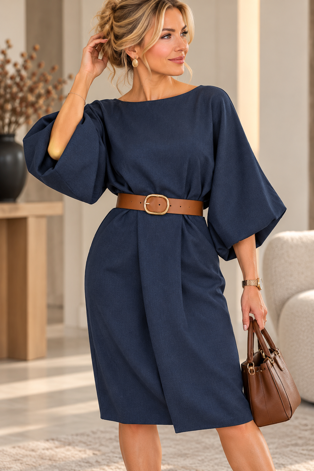 Kleedje Chateau blauw