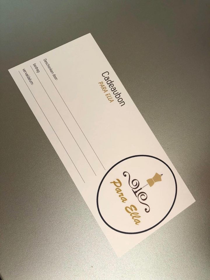 Cadeaubon 20 euro
