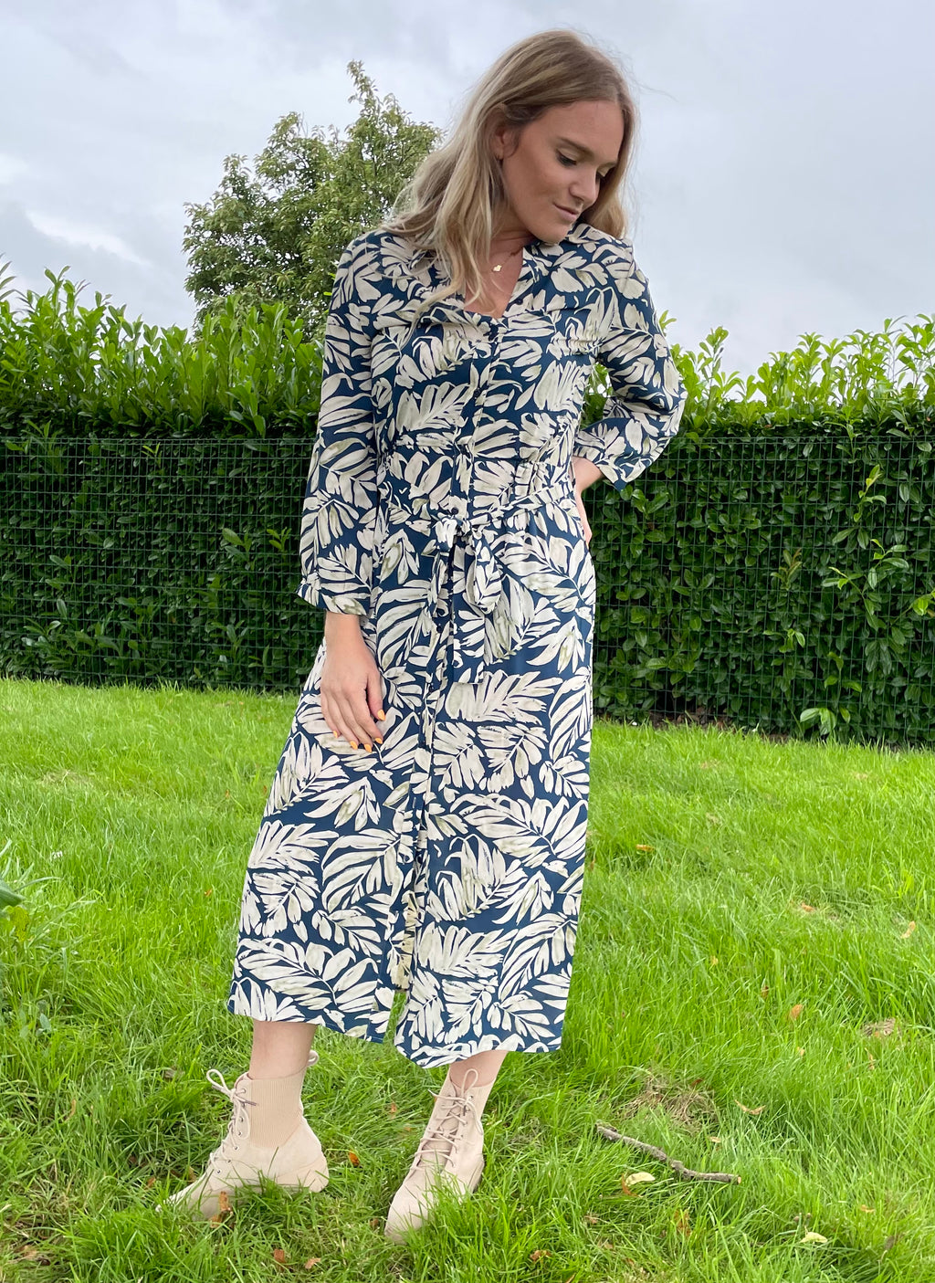 Hemdkleed blauw