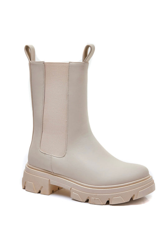 Bottine beige